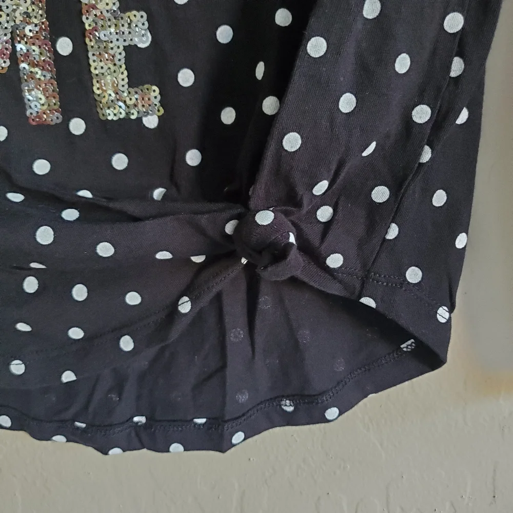 ⭐️4/$20 Justice‎ long sleeve Sequin Top Size 10 NWT